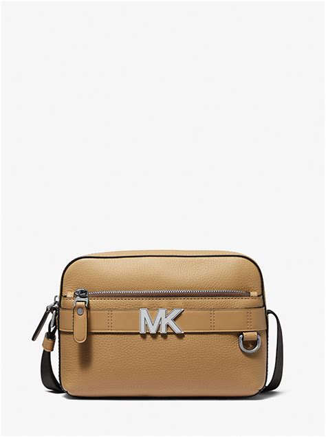 Michael Kors Hudson Pebbled Leather Utility Crossbody Bag